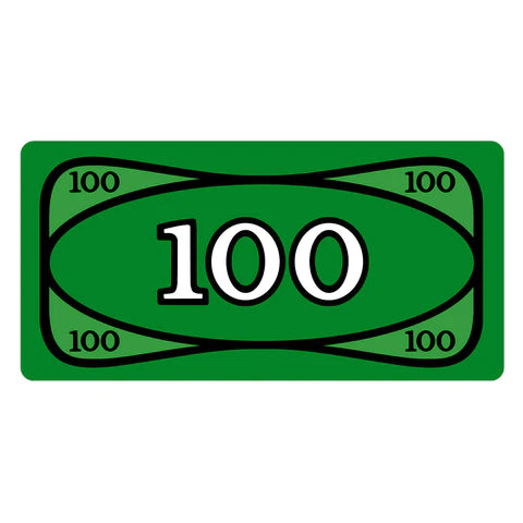 100 Dollars Decal