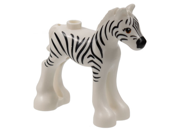 Horse, Friends Style, Baby Foal with Zebra Stripes Pattern