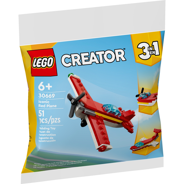 Iconic Red Plane polybag