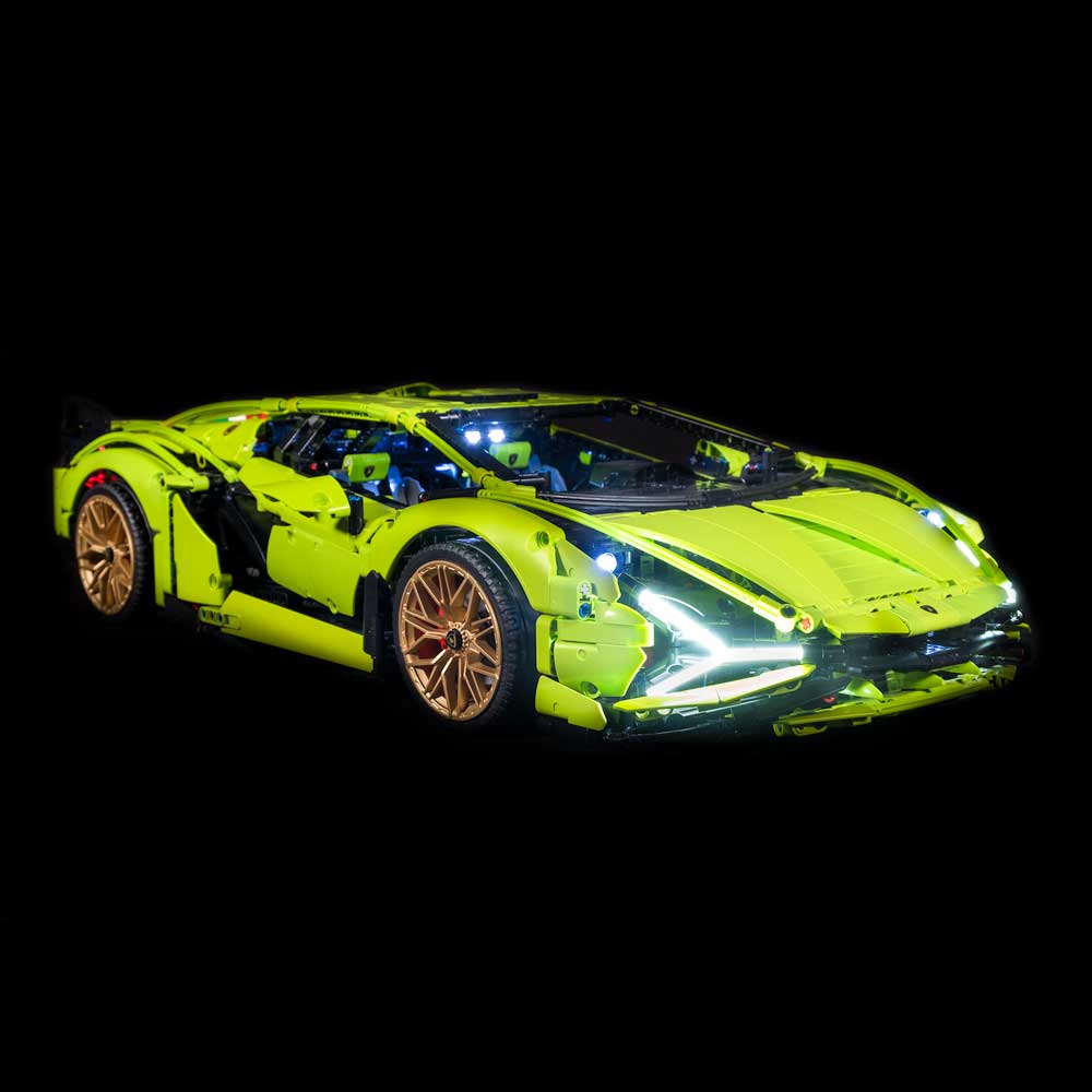 LMB Lamborghini Sian FKP 37 (42115) Lighting Kit – KC Brick Store