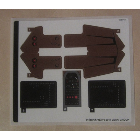 Scout Trooper & Speeder Bike (75532) Sticker Sheet