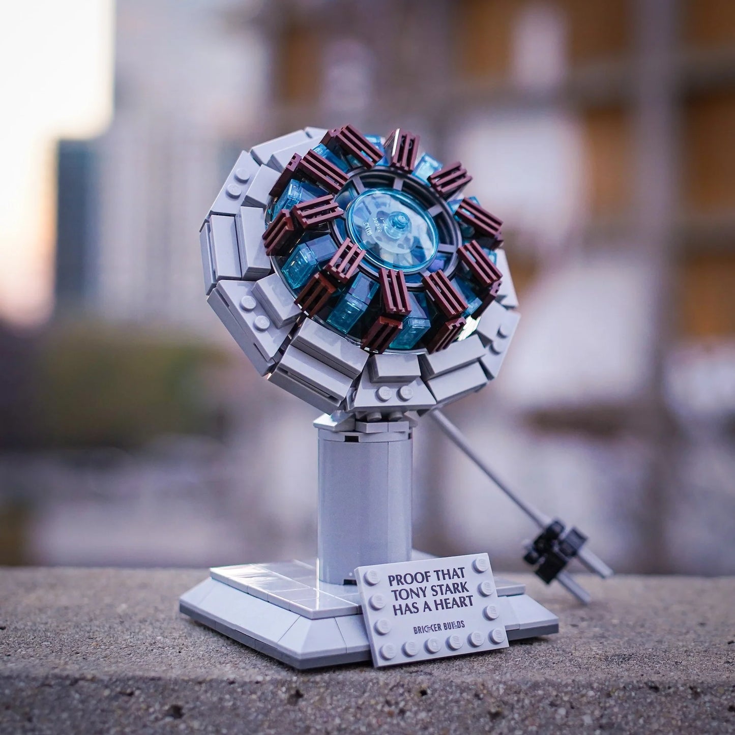 Tony Stark's Arc Reactor Life-Sized Replica + Light Kit