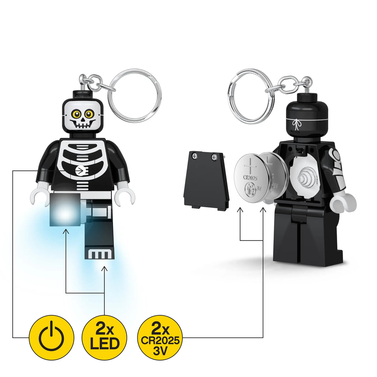 LEGO® Keychain Light - Skeleton Guy