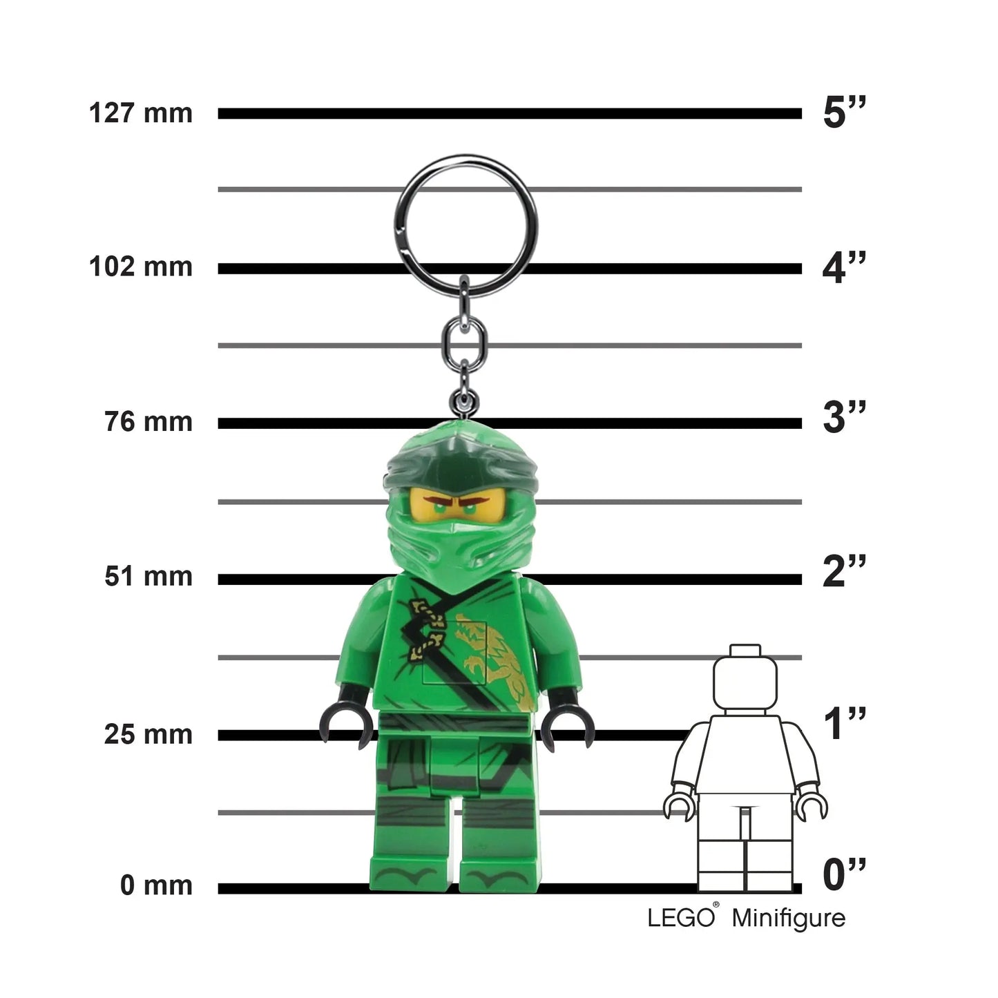 LEGO® NINJAGO® Legacy Keychain Light - Lloyd