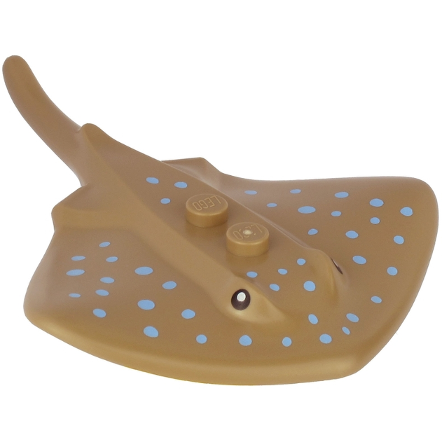 Manta Ray / Stingray with 2 Studs with Black Eyes