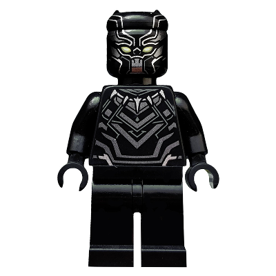 Black Panther - Dark Silver Armor, Yellow Eyes