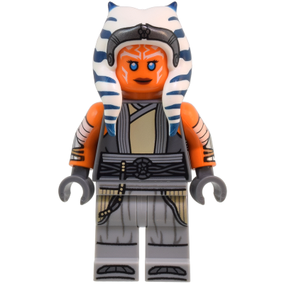Ahsoka Tano (Adult) - Printed Arms, Light Bluish Gray Legs