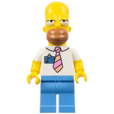 Homer Simpson with Tie and Badge