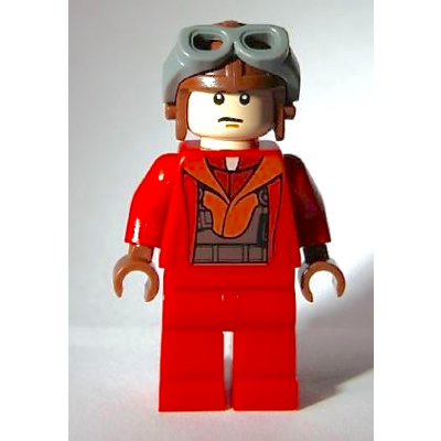 Naboo Fighter Pilot Red Jumpsuit KC Brick Store