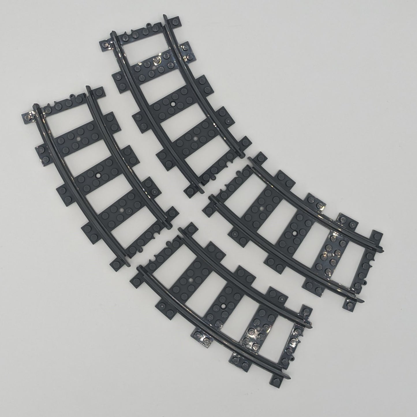 LEGO Train Track, Curved, 4-Pack