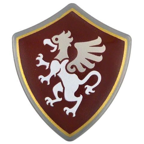 Minifigure, Shield - Griffin Knights