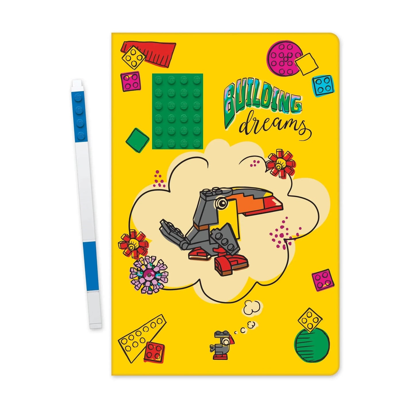 LEGO® Stationery Notebook 4x6 Brick with Gel Pen