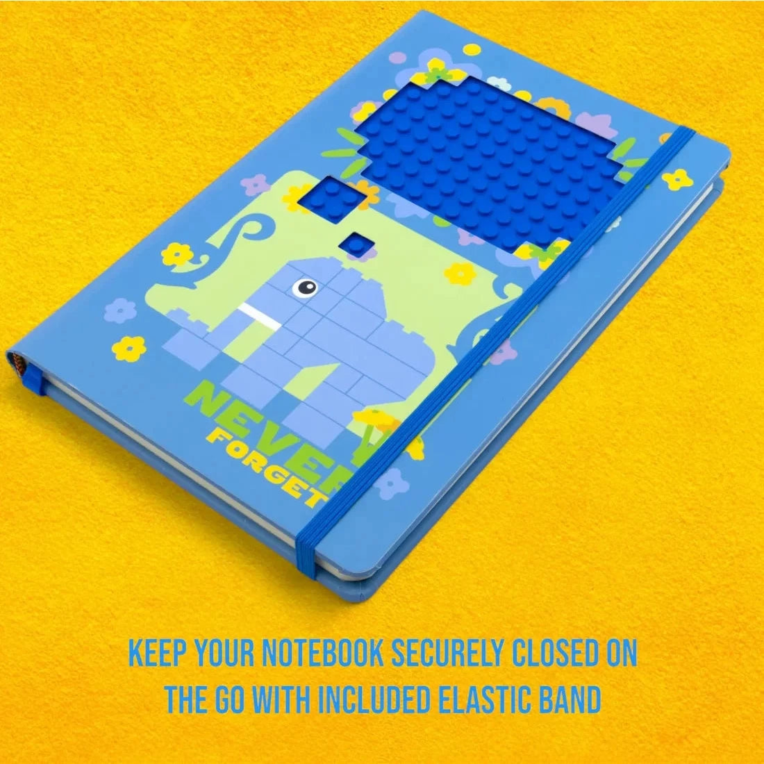 LEGO® Stationery Reclaim & Recycle Dotted Notebook with Gel Pen - Elephant