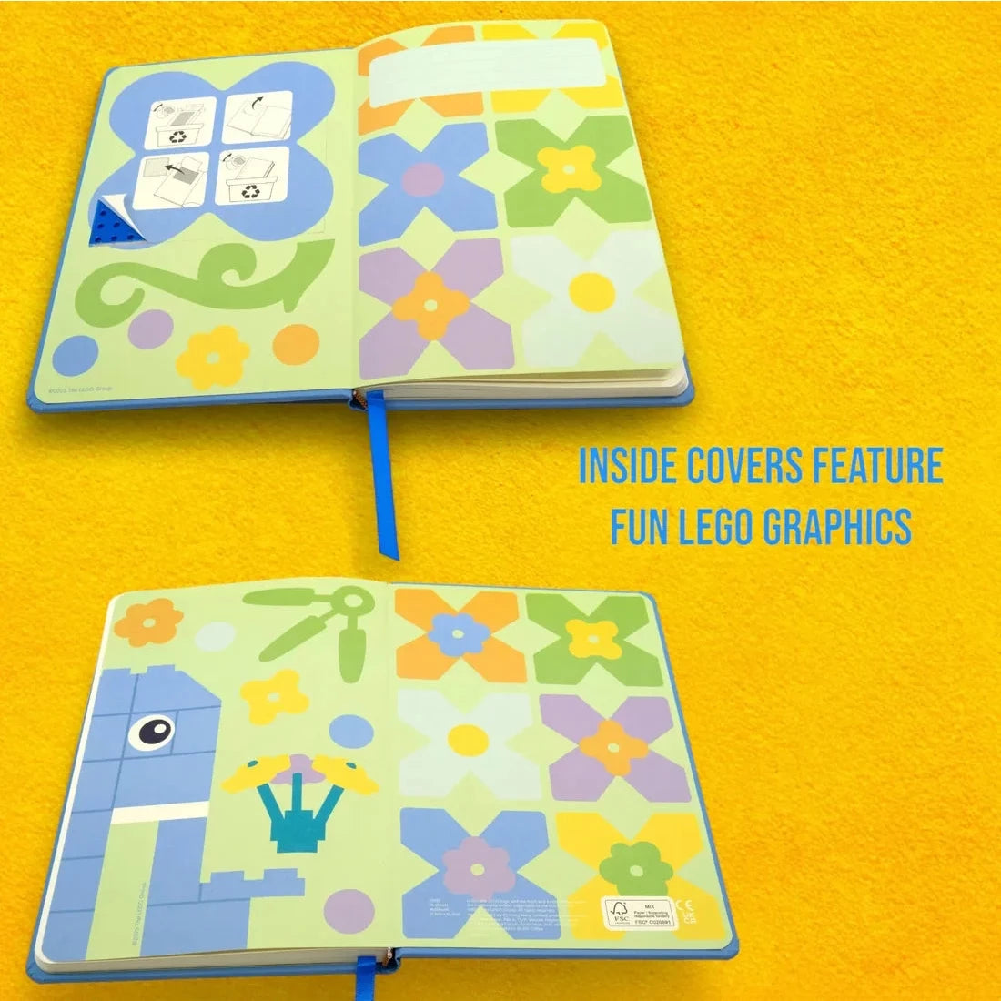 LEGO® Stationery Reclaim & Recycle Dotted Notebook with Gel Pen - Elephant