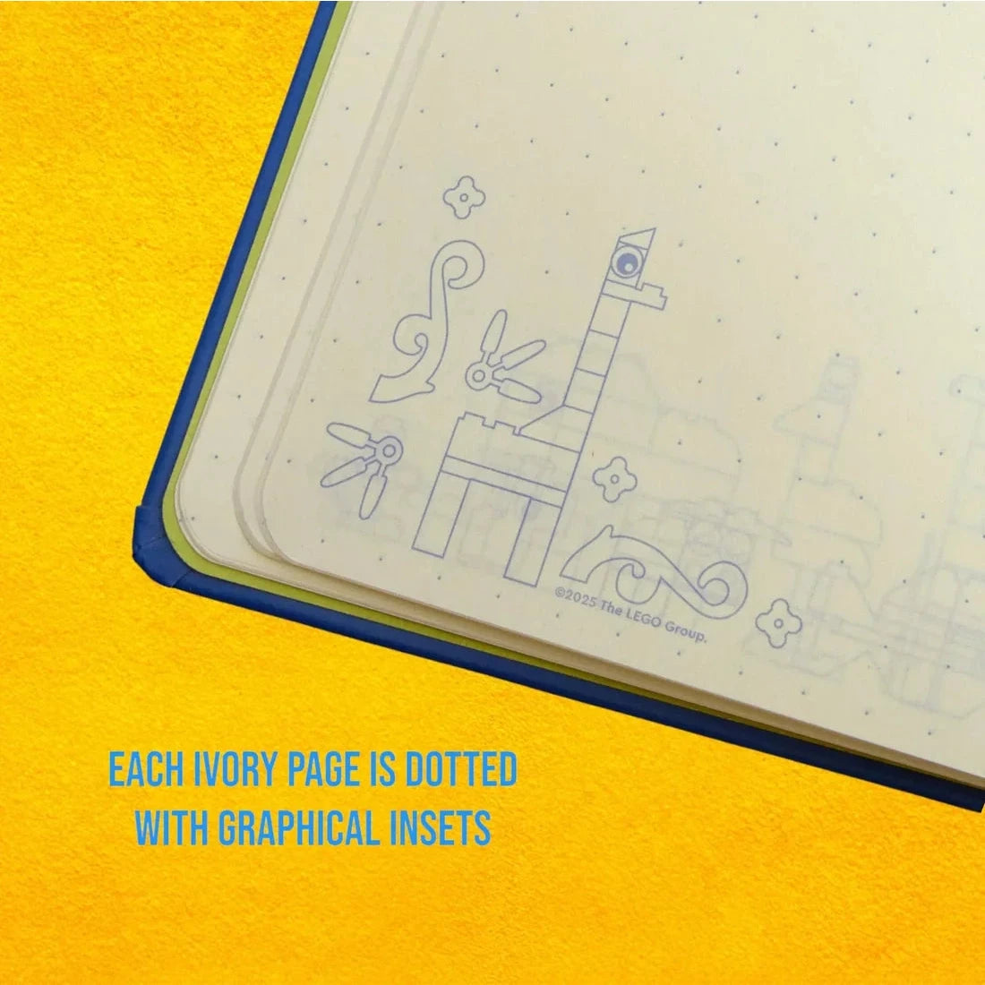 LEGO® Stationery Reclaim & Recycle Dotted Notebook with Gel Pen - Elephant