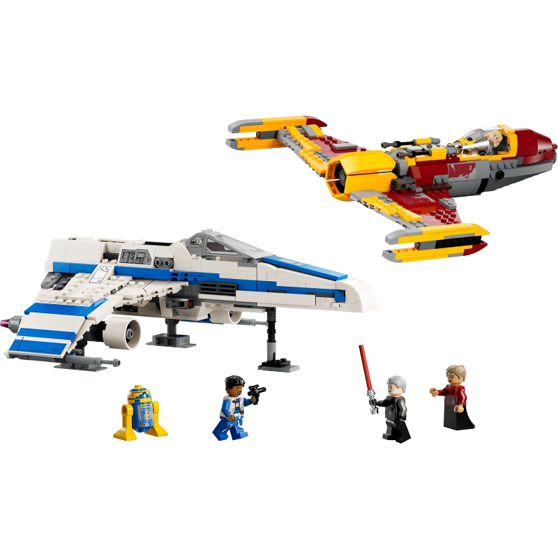 New Republic E-Wing vs. Shin Hati's Starfighter