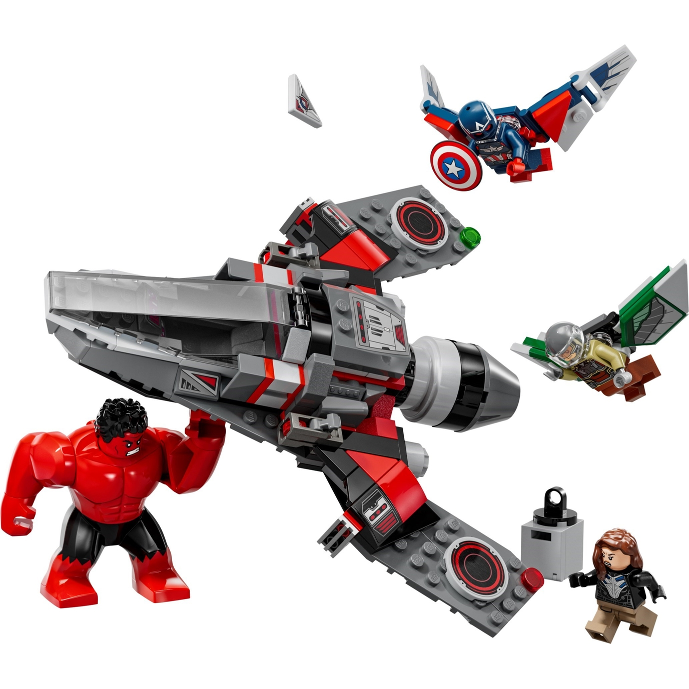 Captain America vs. Red Hulk Battle