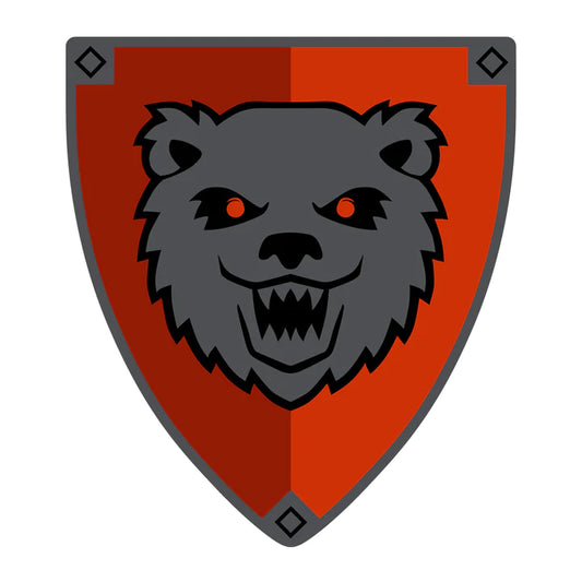 Bear Knights Shield Decal