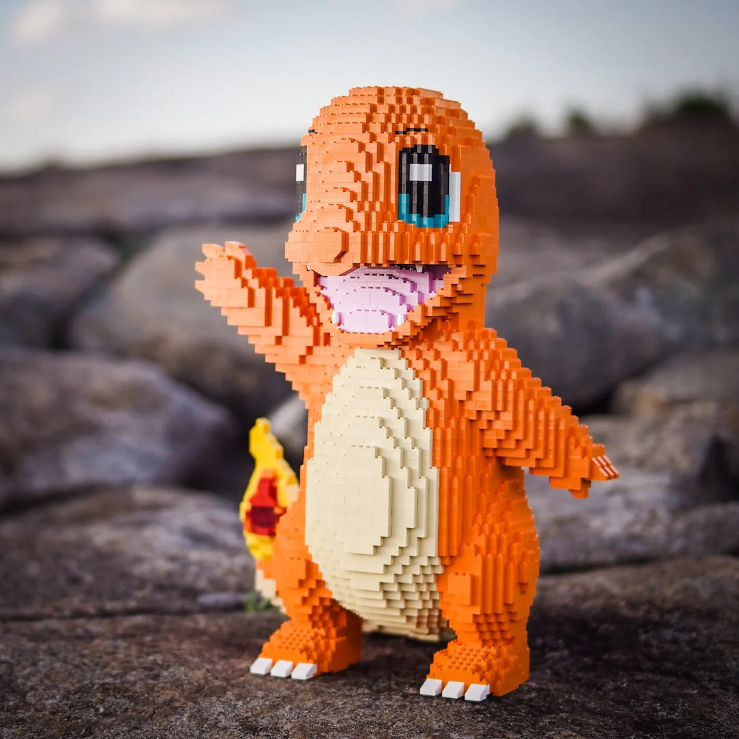 Fire Lizard Statue Fire Lizard Life-Sized Replica – KC Brick Store