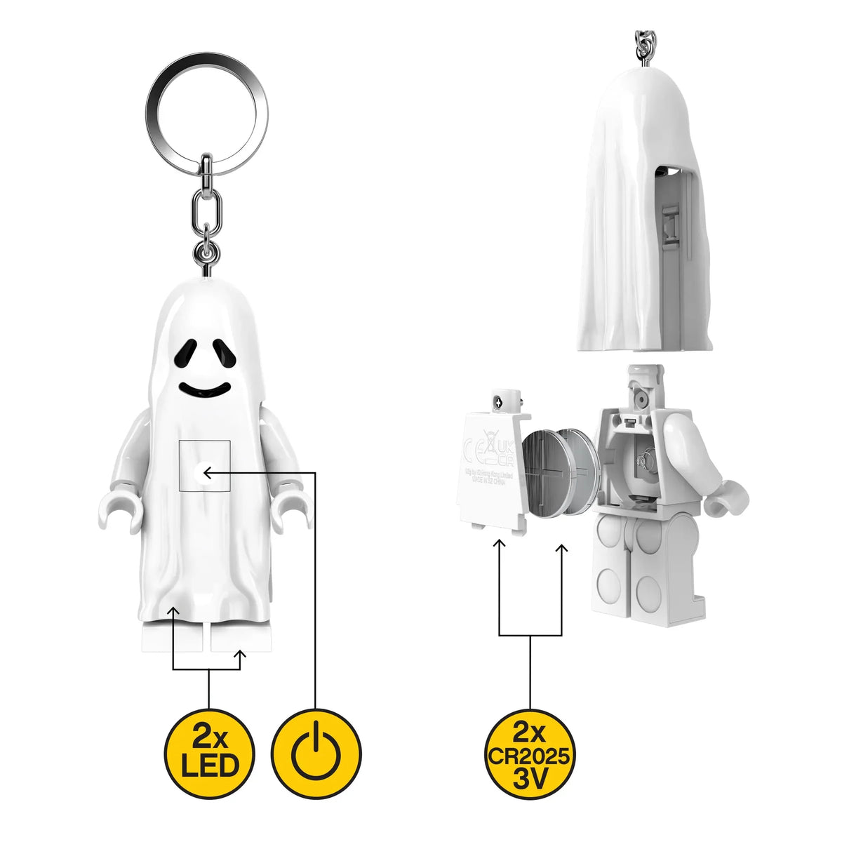 LEGO® Keychain Light - Ghost