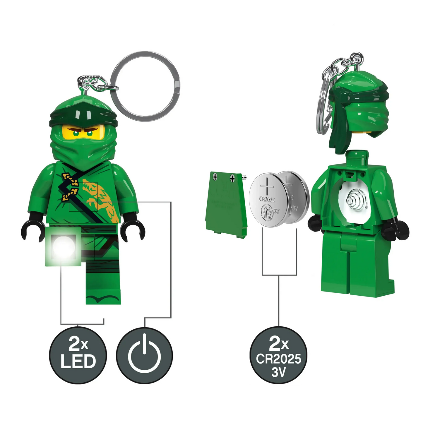 LEGO® NINJAGO® Legacy Keychain Light - Lloyd