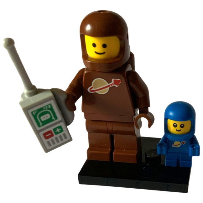 Lego Spaceman Rabbit Brown Astronaut and Spacebaby (Spaceman) – KC Brick Store