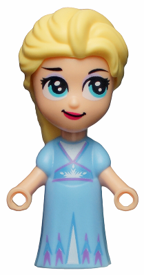 Elsa - Micro Doll, Bright Light Blue Dress