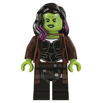 Gamora, Long Reddish Brown Coat