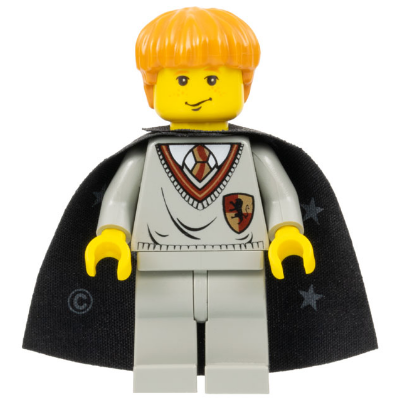 Ron Weasley - Gryffindor Shield Torso, Black Cape with Stars