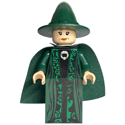 Professor Minerva McGonagall - Dark Green Robe and Cape