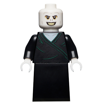 Lord Voldemort - White Head, Black Skirt, Smile with Teeth