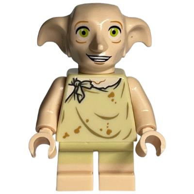 Dobby (Elf) - Light Nougat, Open Mouth Smile