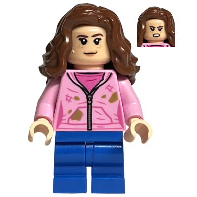 Hermione Granger - Bright Pink Jacket with Stains, Closed / Determined Mouth