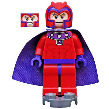 Magneto - Red Outfit, Cloth Cape