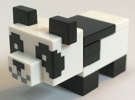 Minecraft Panda, Baby - Brick Built