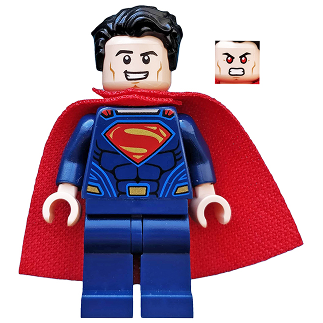 Superman - Dark Blue Suit, Spongy Cape, Plain Legs