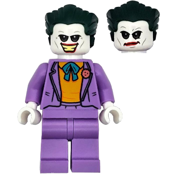 The Joker (Animated Series) - Medium Lavender Suit, Bright Light Orange Vest, Dark Green Hair