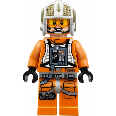 Rebel Pilot Y-wing (Jon 'Dutch' Vander, Gold Leader) - Printed Legs, Headset