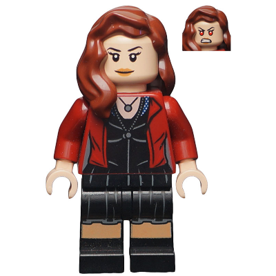 The Scarlet Witch (Wanda Maximoff) - Printed Legs, Reddish Brown Hair