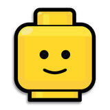 Classic Smile Minifig Head Decal