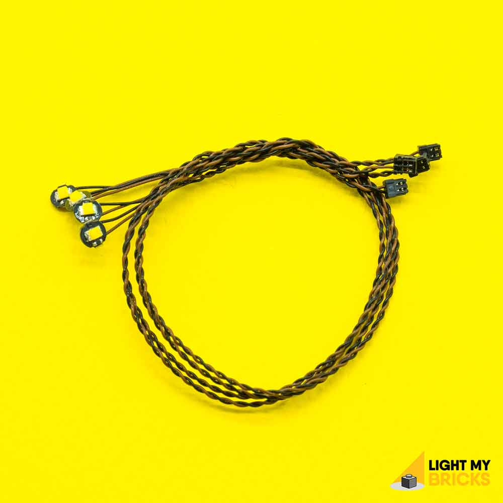 LMB Bit Lights - Flashing - White - 15cm (4 pack)